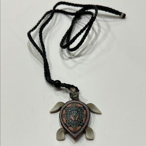 Spiritware Polymer Clay Turtle Necklace